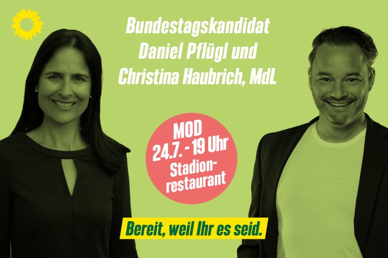 Politik und Musik in Marktoberdorf mit Christina Haubrich und Daniel Pflügl