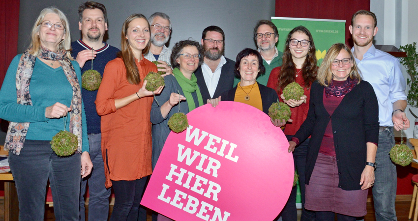 Kreistagsliste und Landratskandidat Grüne Ostallgäu