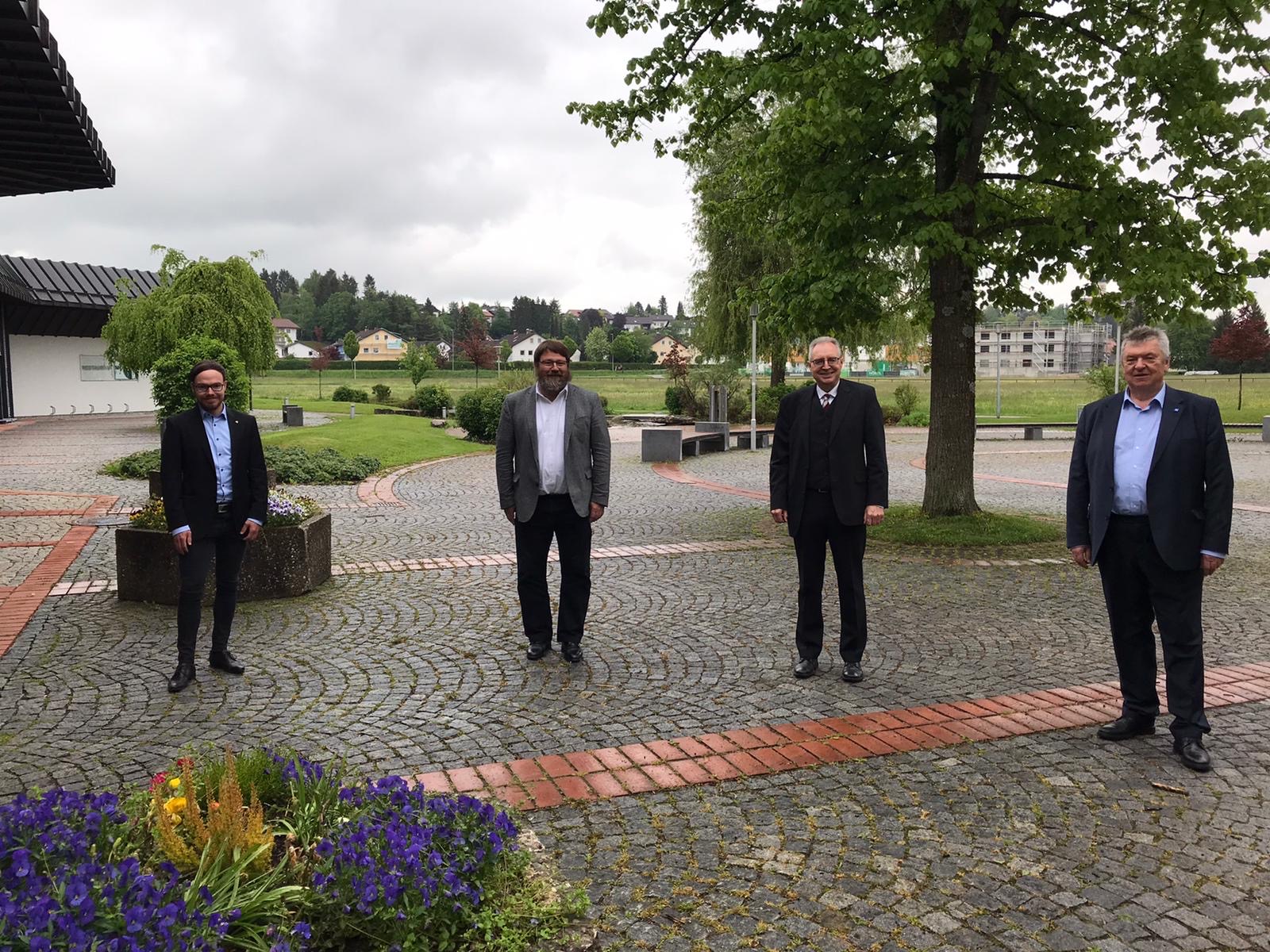 Fraktionssprecher nach der konstituierenden Kreistagssitzung Ostallgäu 2020