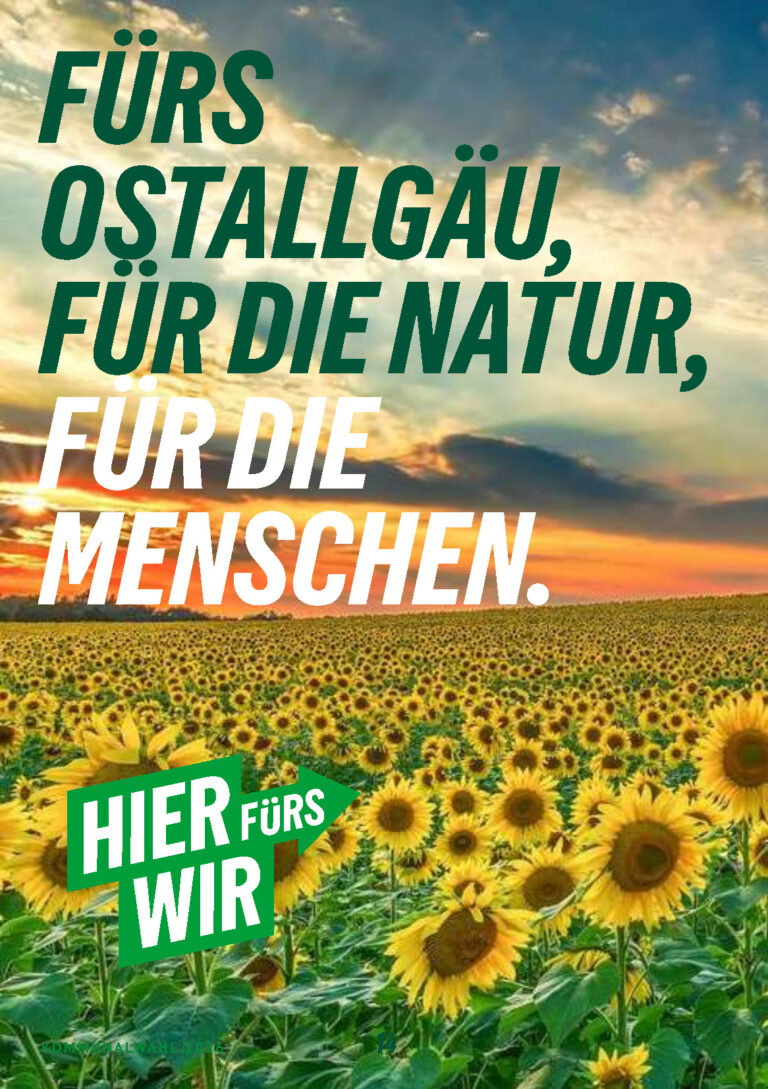 Fürs Ostallgäu, für die Natur, für die Menschen – unser Programm zur Landrats- und Kreistagswahl 2026